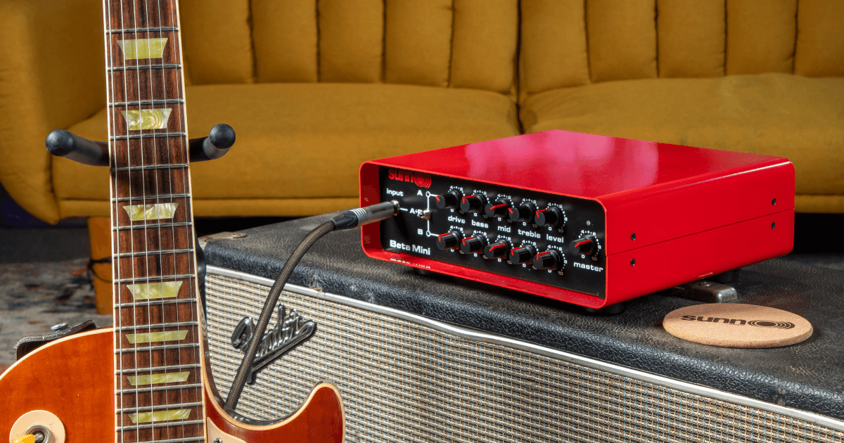 Introducing the Sunn Beta Mini: 200-Watt MOSFET Amplifier Head in a 3.9-Pound Package